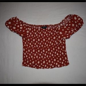 Floral crop top